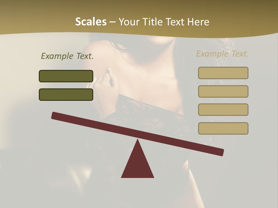 Hot Erotic Lingerie PowerPoint Template