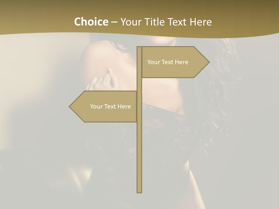 Hot Erotic Lingerie PowerPoint Template