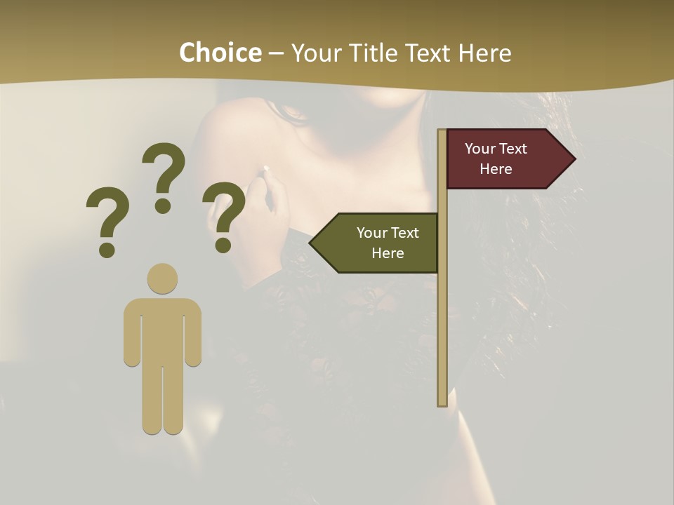 Hot Erotic Lingerie PowerPoint Template