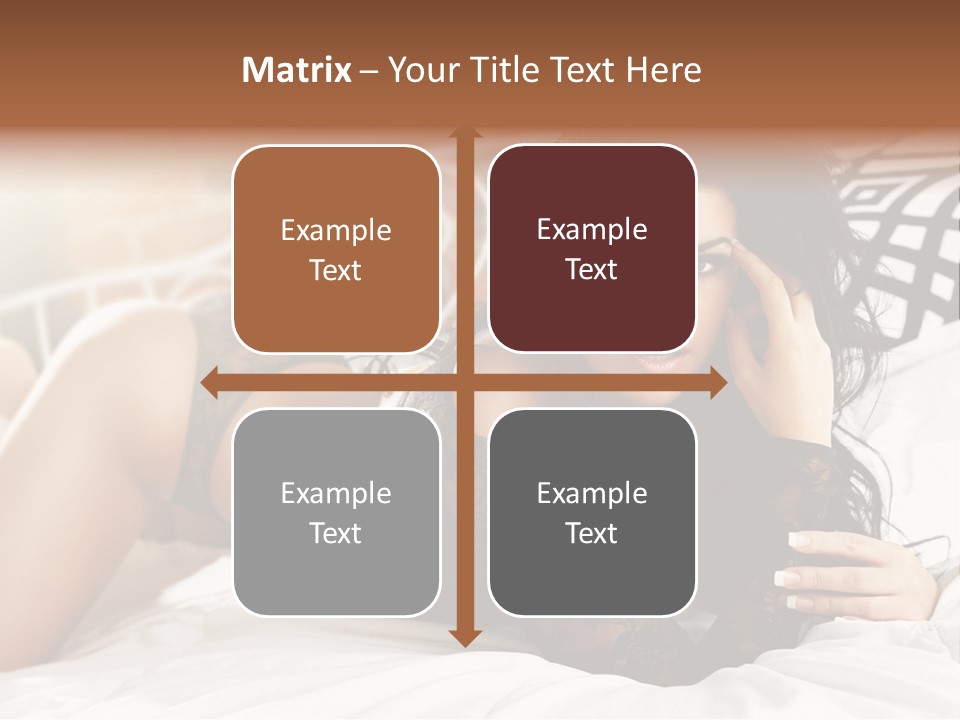 Through Beautiful Butt PowerPoint Template