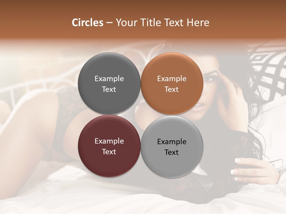 Through Beautiful Butt PowerPoint Template