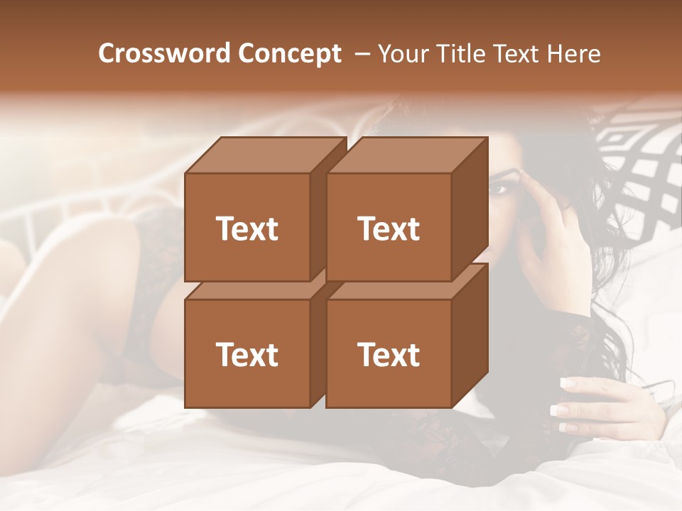 Through Beautiful Butt PowerPoint Template