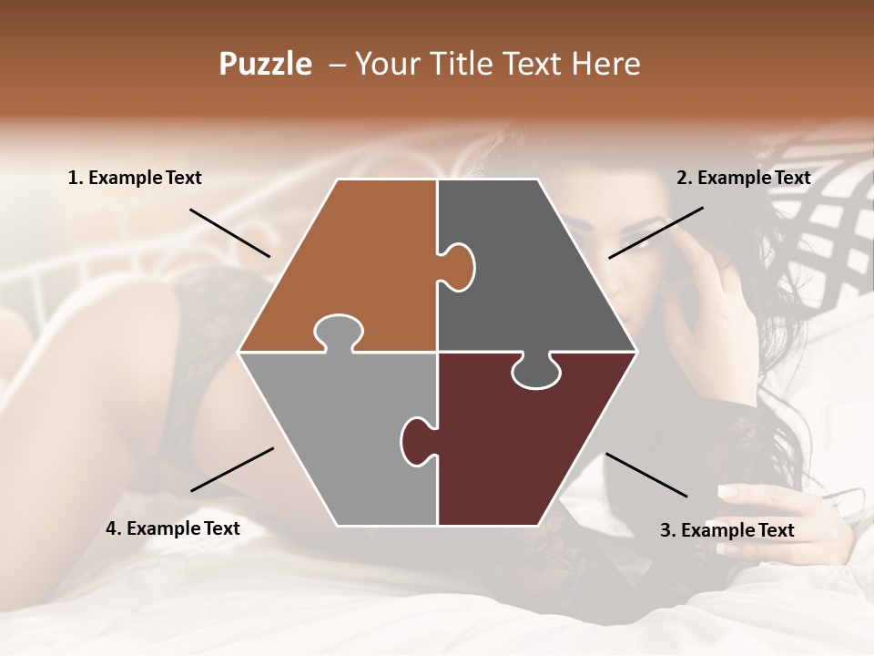 Through Beautiful Butt PowerPoint Template