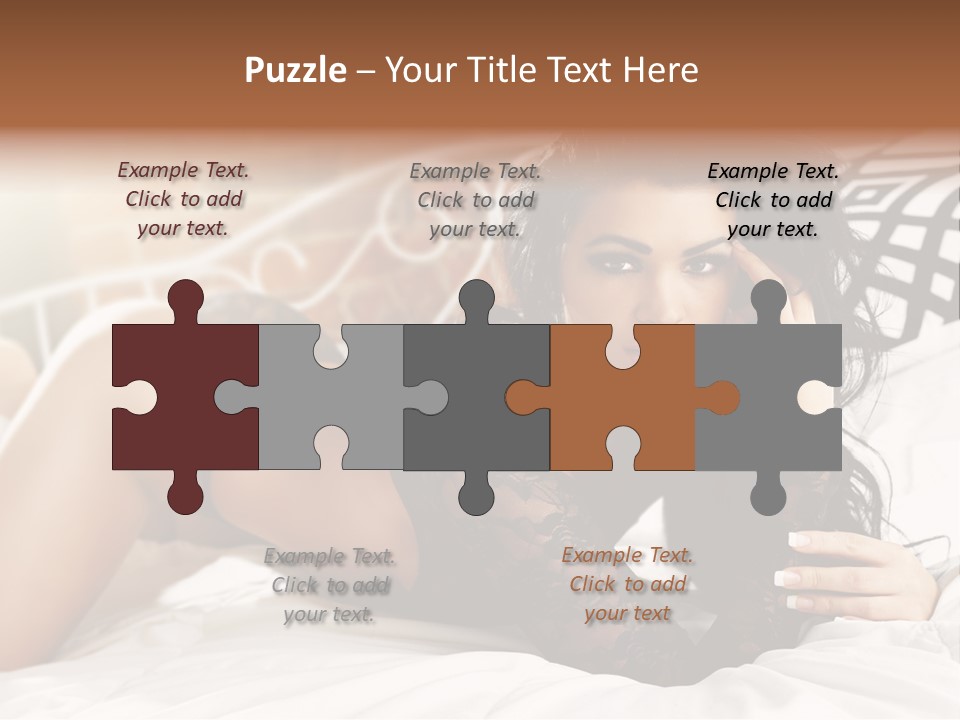 Through Beautiful Butt PowerPoint Template