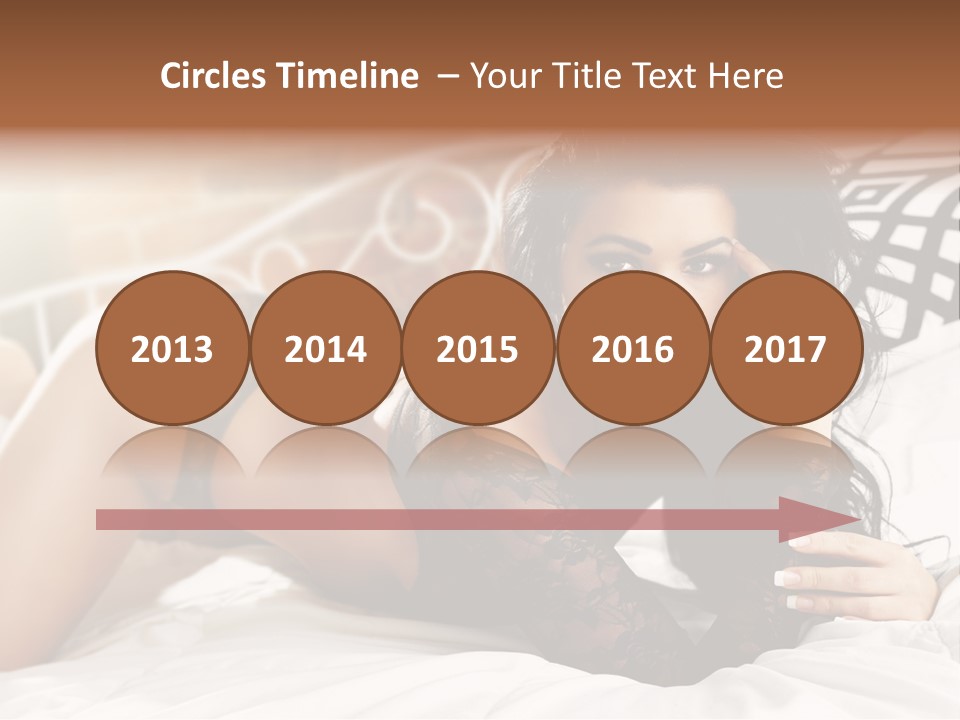 Through Beautiful Butt PowerPoint Template