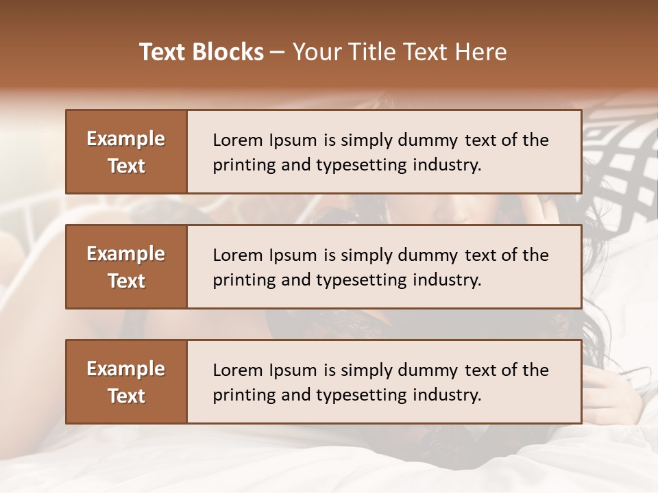 Through Beautiful Butt PowerPoint Template