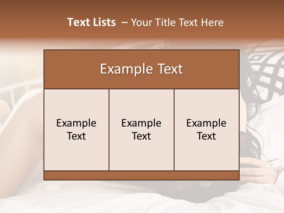 Through Beautiful Butt PowerPoint Template