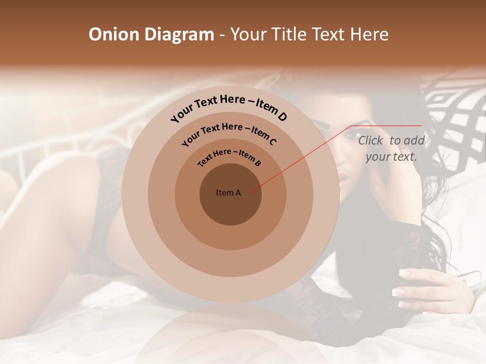 Through Beautiful Butt PowerPoint Template
