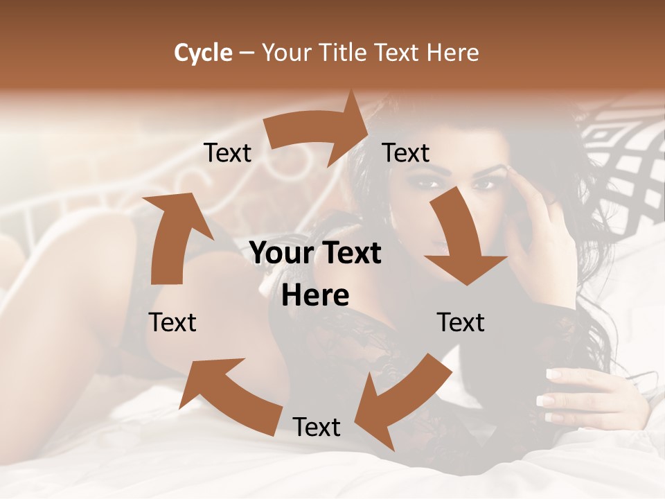 Through Beautiful Butt PowerPoint Template