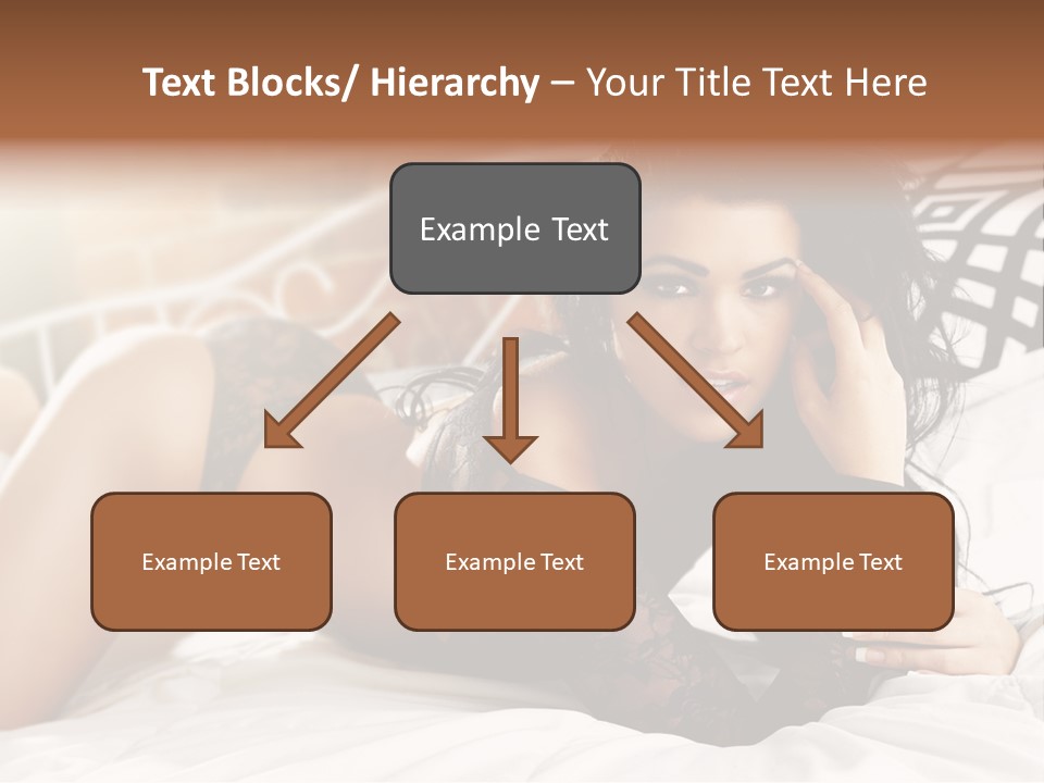 Through Beautiful Butt PowerPoint Template