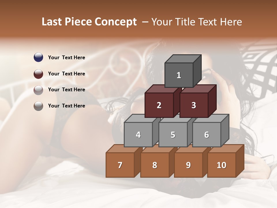 Through Beautiful Butt PowerPoint Template