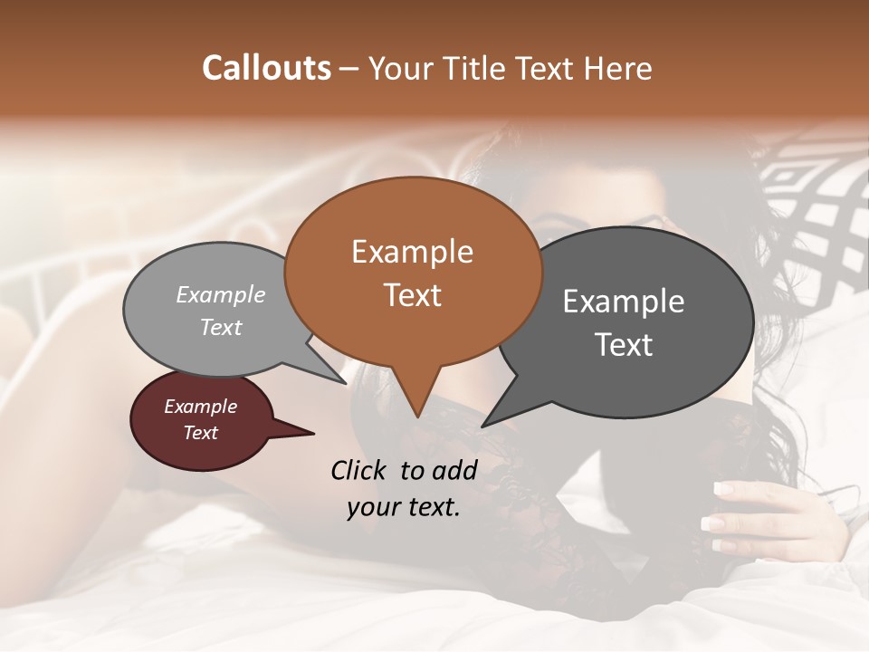 Through Beautiful Butt PowerPoint Template