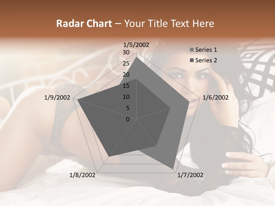 Through Beautiful Butt PowerPoint Template