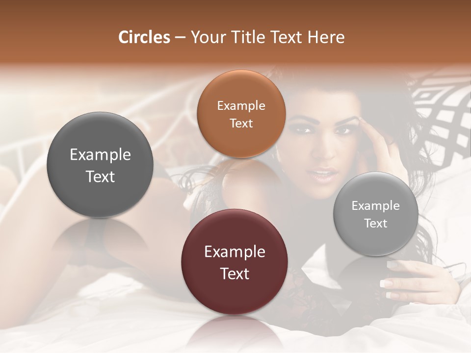 Through Beautiful Butt PowerPoint Template