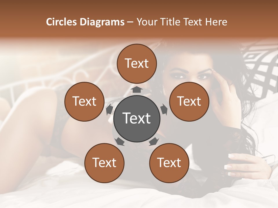 Through Beautiful Butt PowerPoint Template