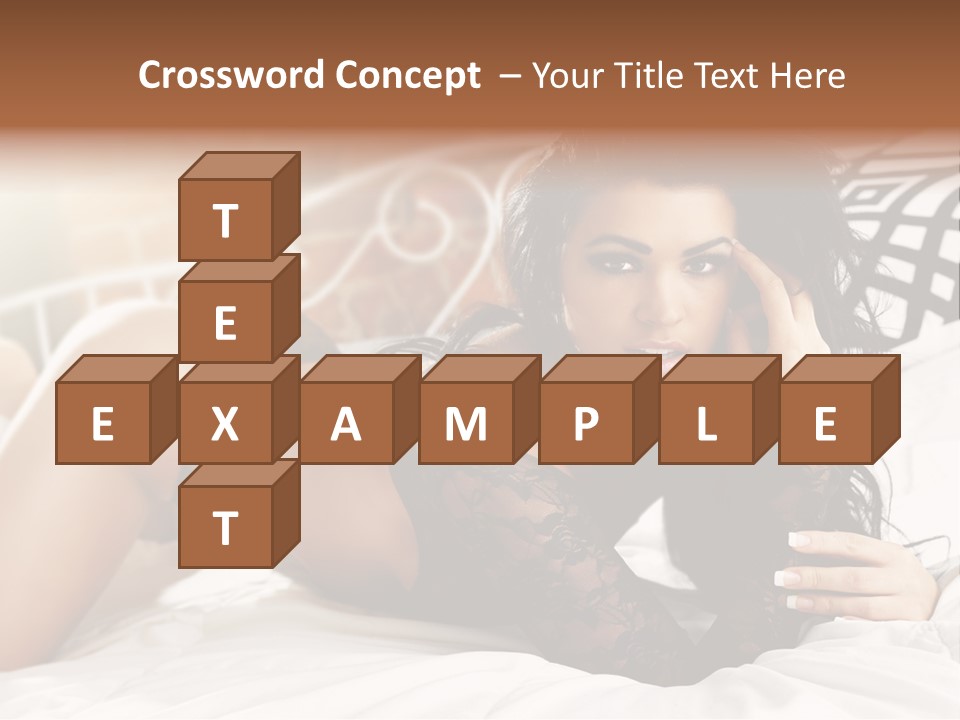 Through Beautiful Butt PowerPoint Template