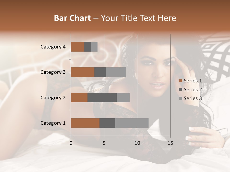 Through Beautiful Butt PowerPoint Template