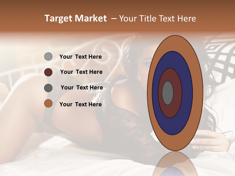 Through Beautiful Butt PowerPoint Template