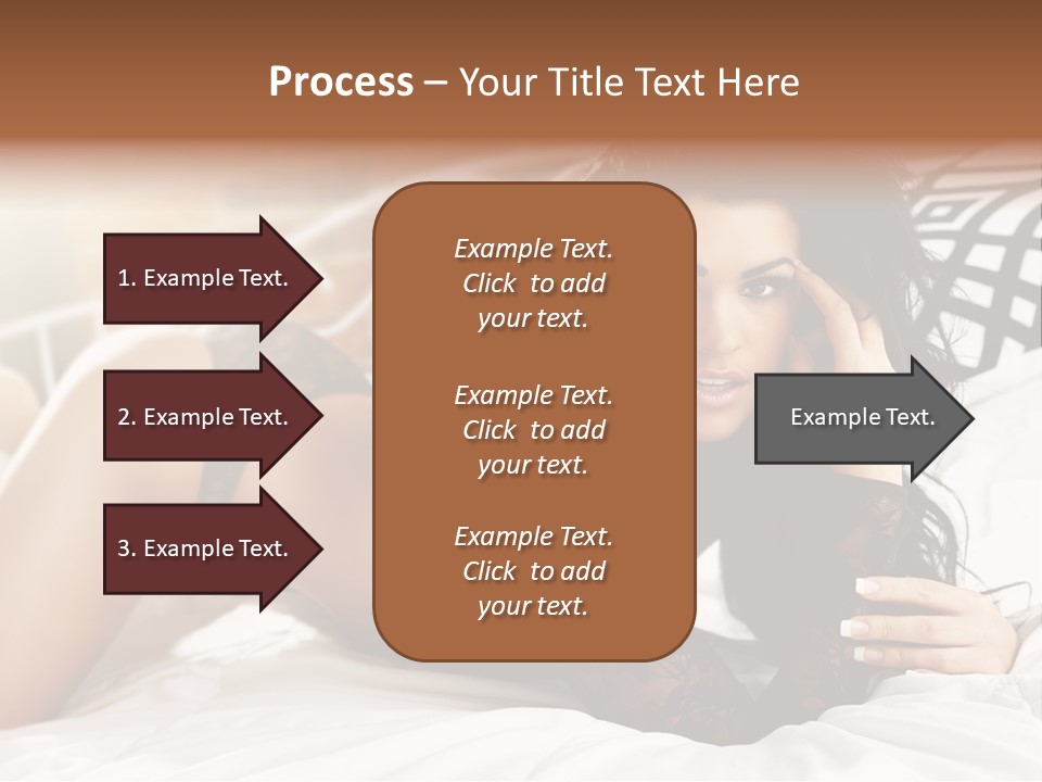 Through Beautiful Butt PowerPoint Template