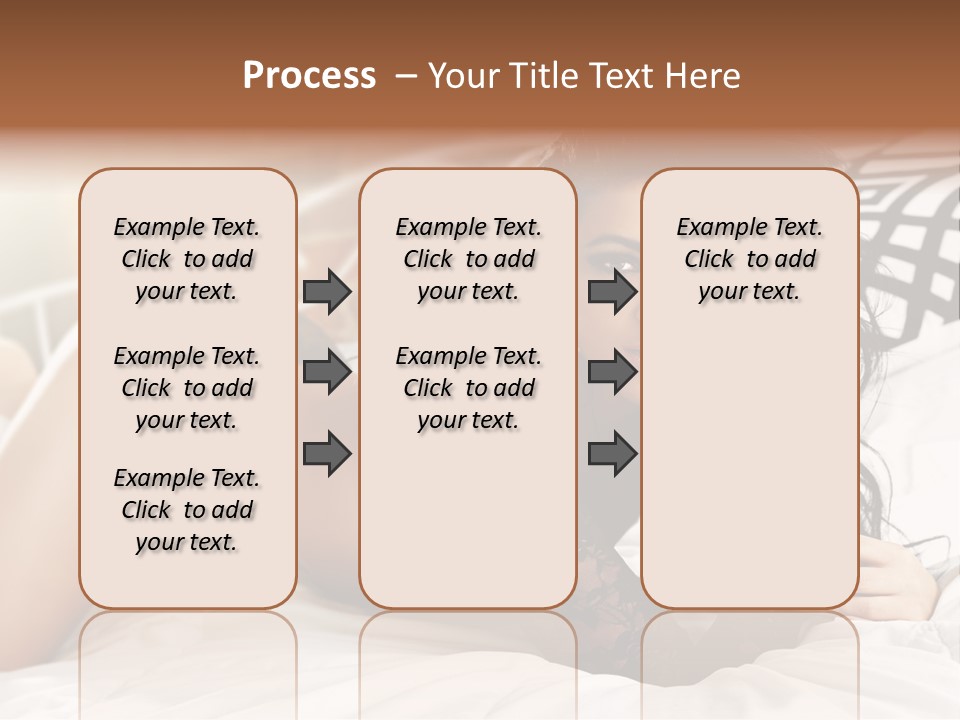 Through Beautiful Butt PowerPoint Template