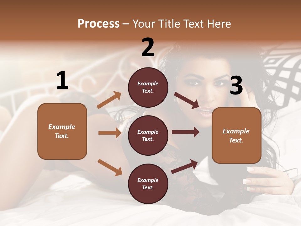 Through Beautiful Butt PowerPoint Template