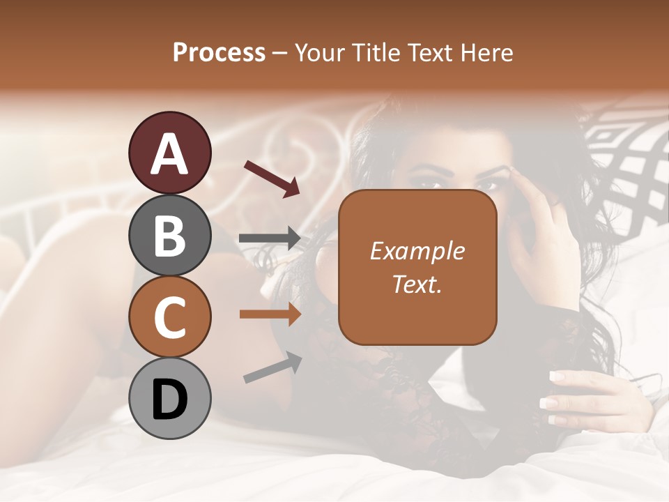 Through Beautiful Butt PowerPoint Template