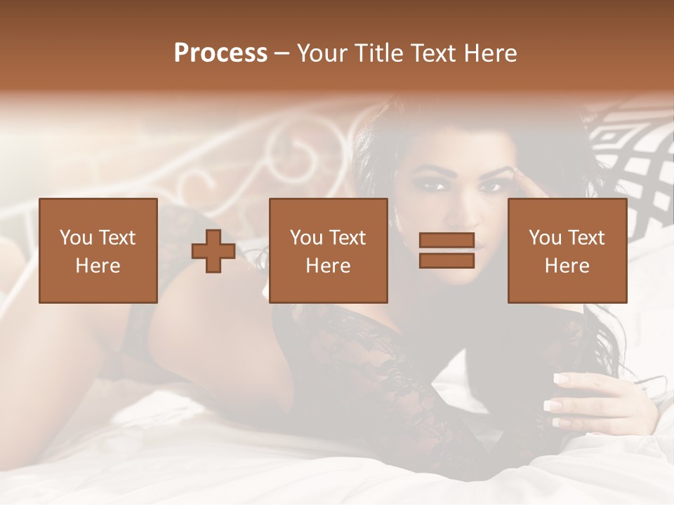 Through Beautiful Butt PowerPoint Template