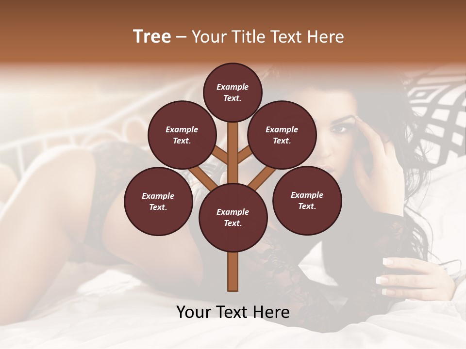Through Beautiful Butt PowerPoint Template