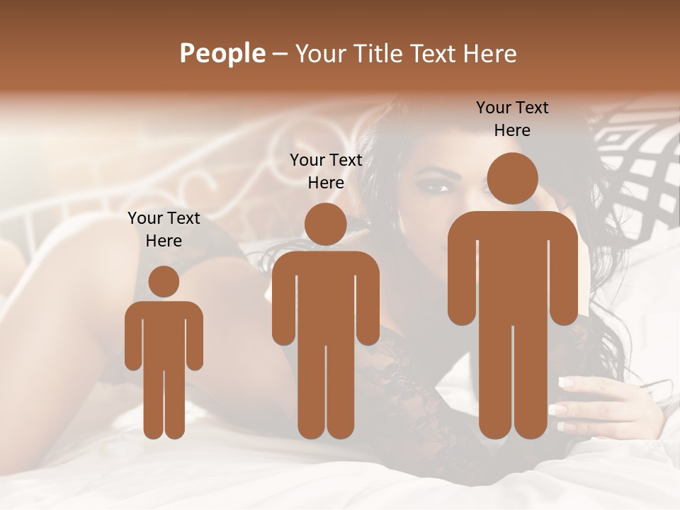 Through Beautiful Butt PowerPoint Template