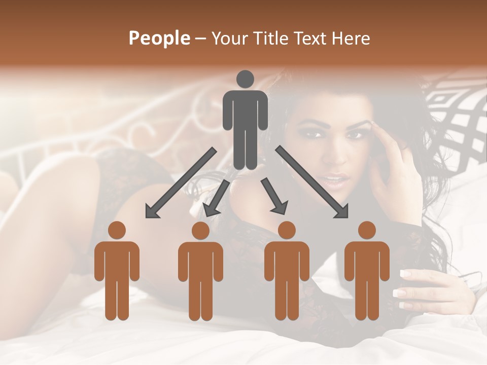 Through Beautiful Butt PowerPoint Template