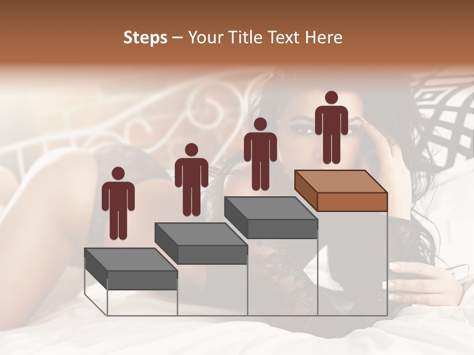 Through Beautiful Butt PowerPoint Template
