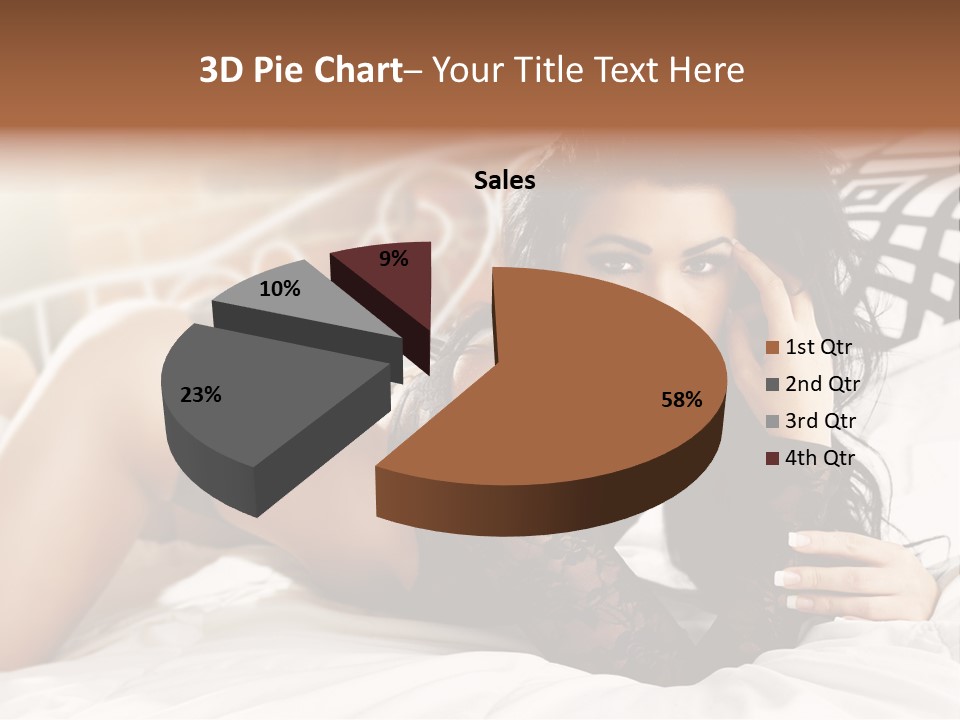 Through Beautiful Butt PowerPoint Template