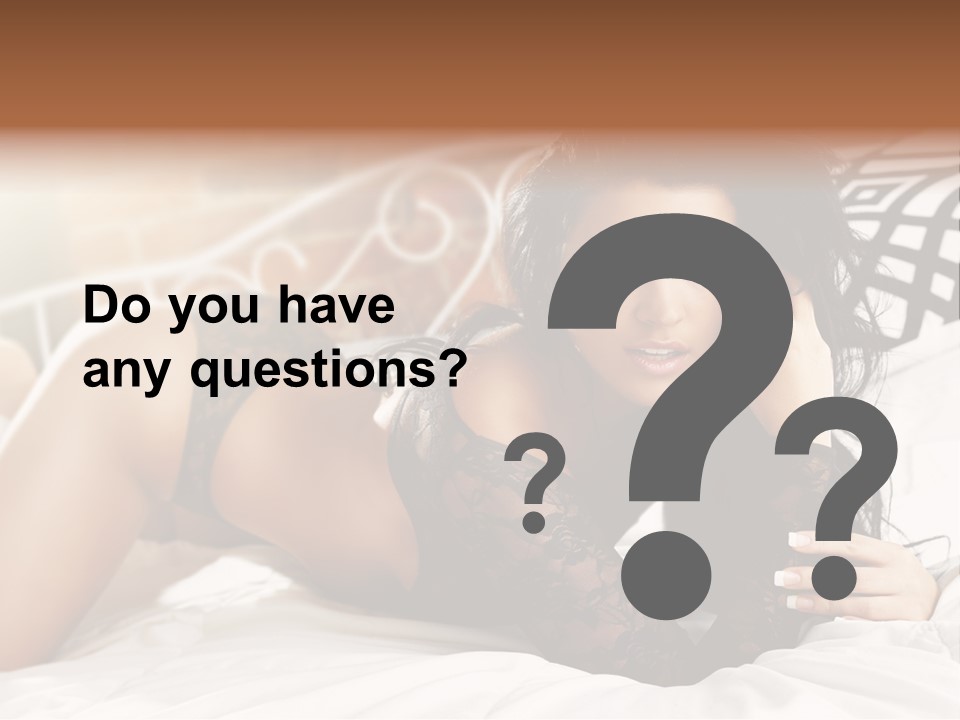 Through Beautiful Butt PowerPoint Template