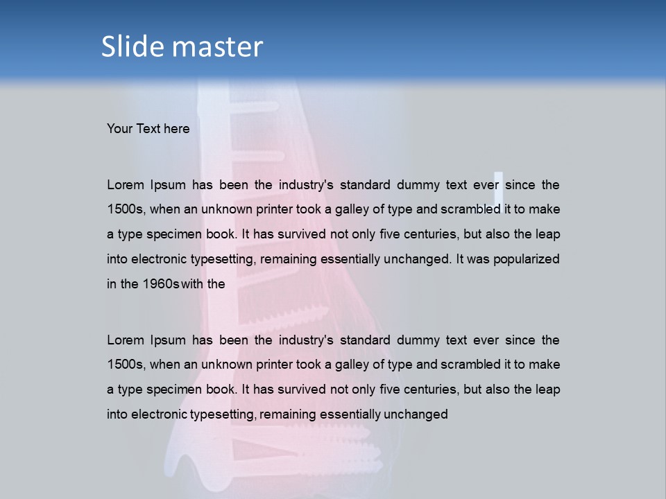 Symptom Body Part Metallic PowerPoint Template