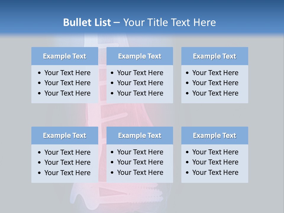 Symptom Body Part Metallic PowerPoint Template