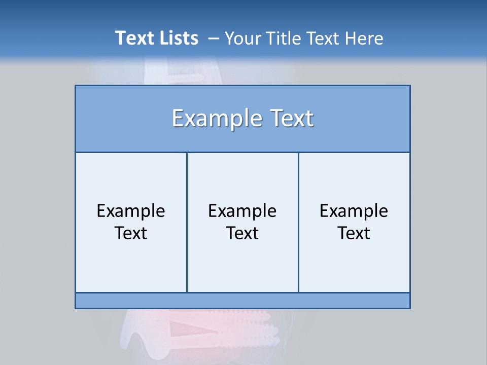 Symptom Body Part Metallic PowerPoint Template