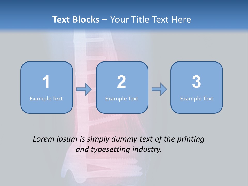 Symptom Body Part Metallic PowerPoint Template