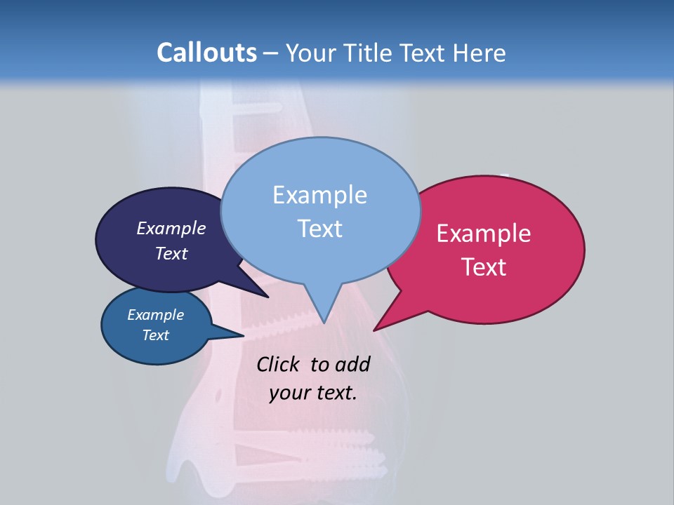 Symptom Body Part Metallic PowerPoint Template