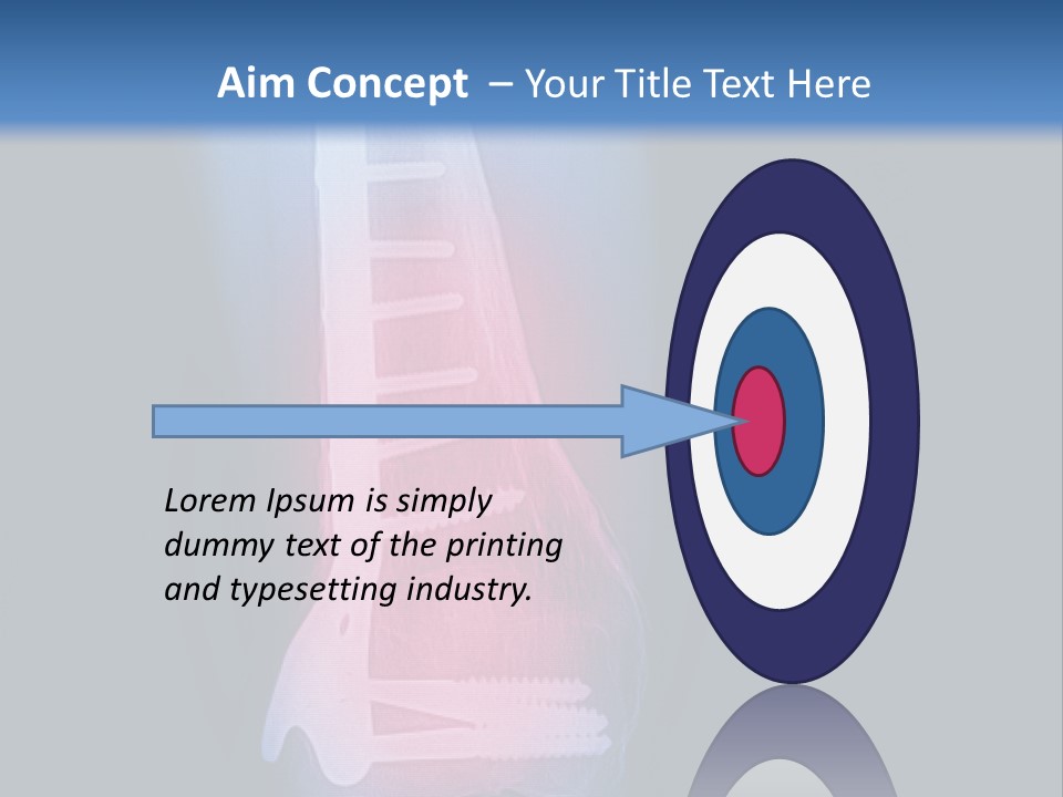 Symptom Body Part Metallic PowerPoint Template