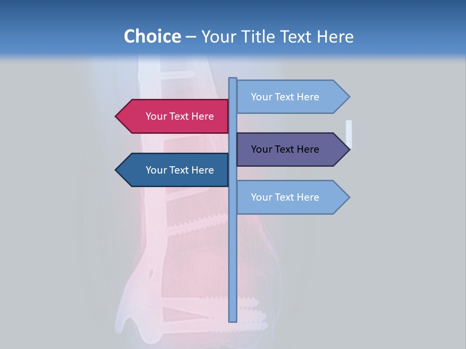 Symptom Body Part Metallic PowerPoint Template
