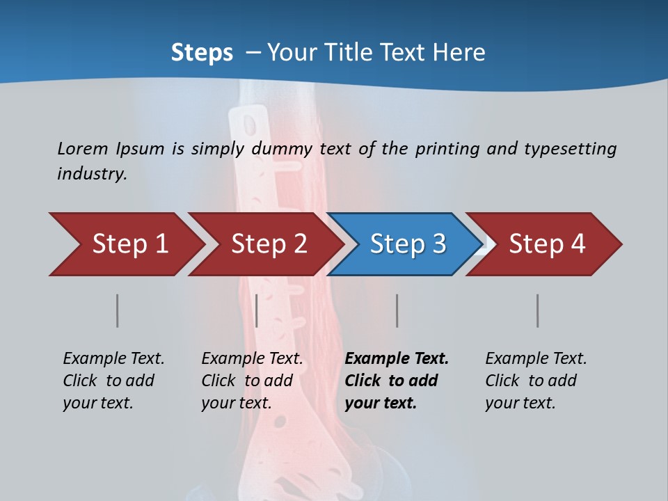 Human Hurt Trauma PowerPoint Template