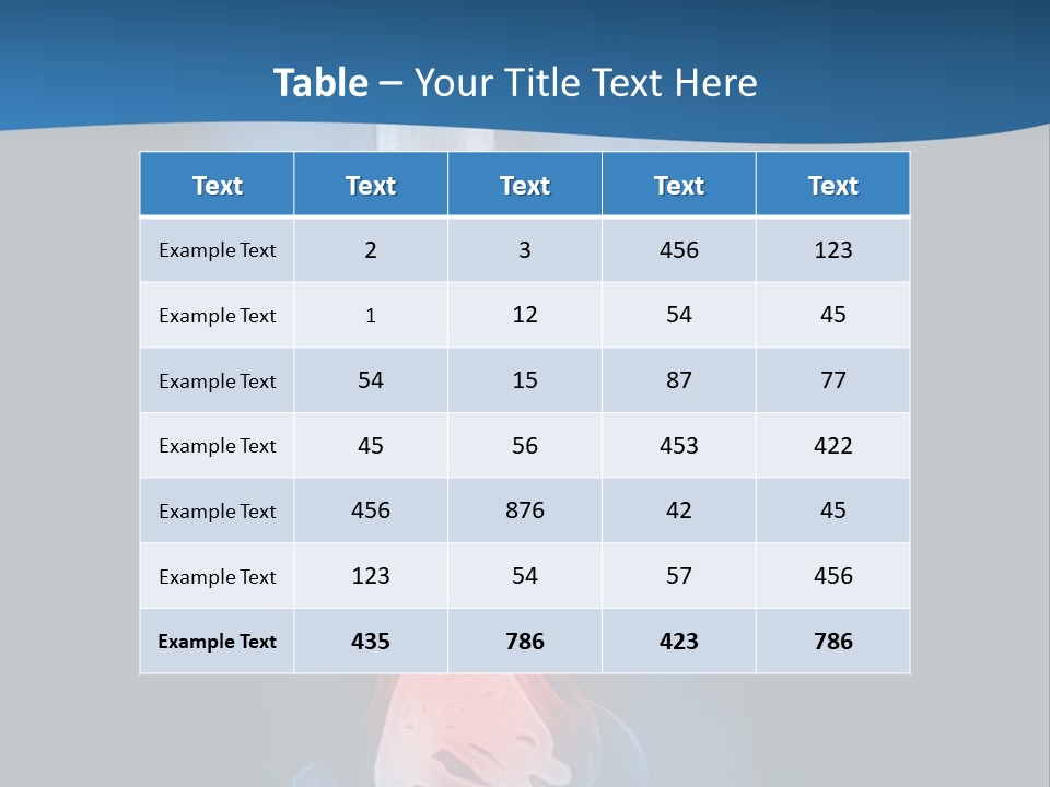 Human Hurt Trauma PowerPoint Template