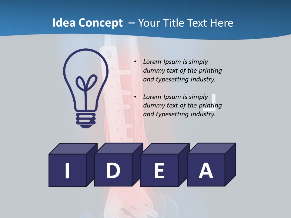 Human Hurt Trauma PowerPoint Template