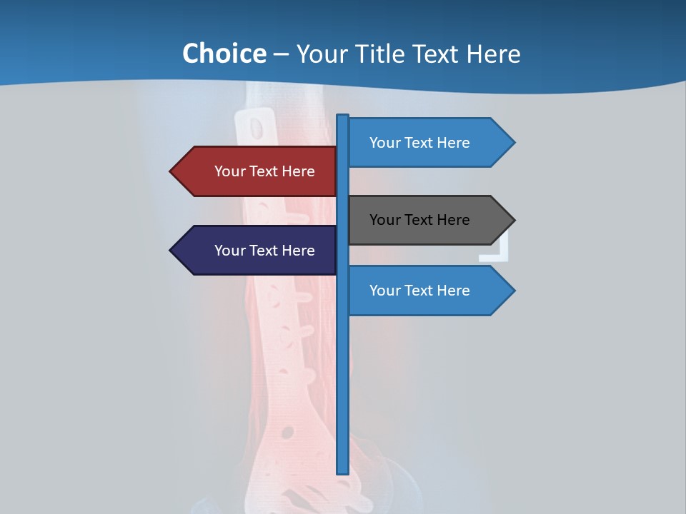Human Hurt Trauma PowerPoint Template