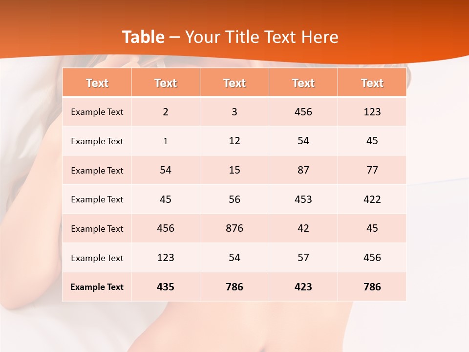 Slim White Glamour PowerPoint Template