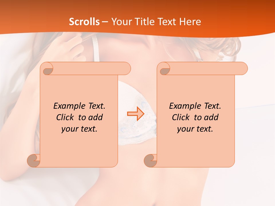 Slim White Glamour PowerPoint Template