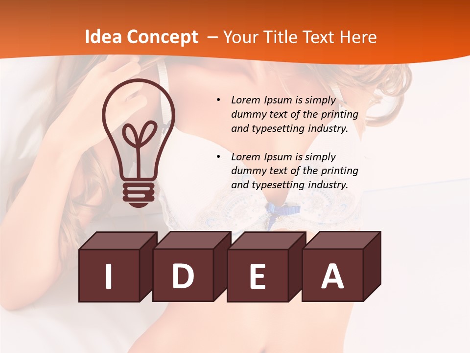 Slim White Glamour PowerPoint Template