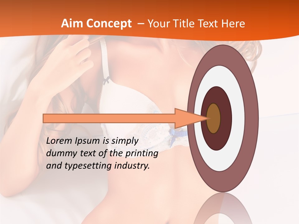 Slim White Glamour PowerPoint Template