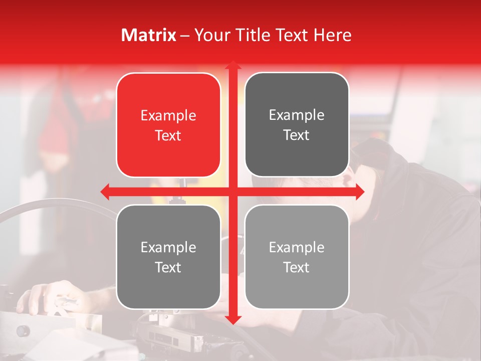 Optical Device Engineering Serviceman PowerPoint Template