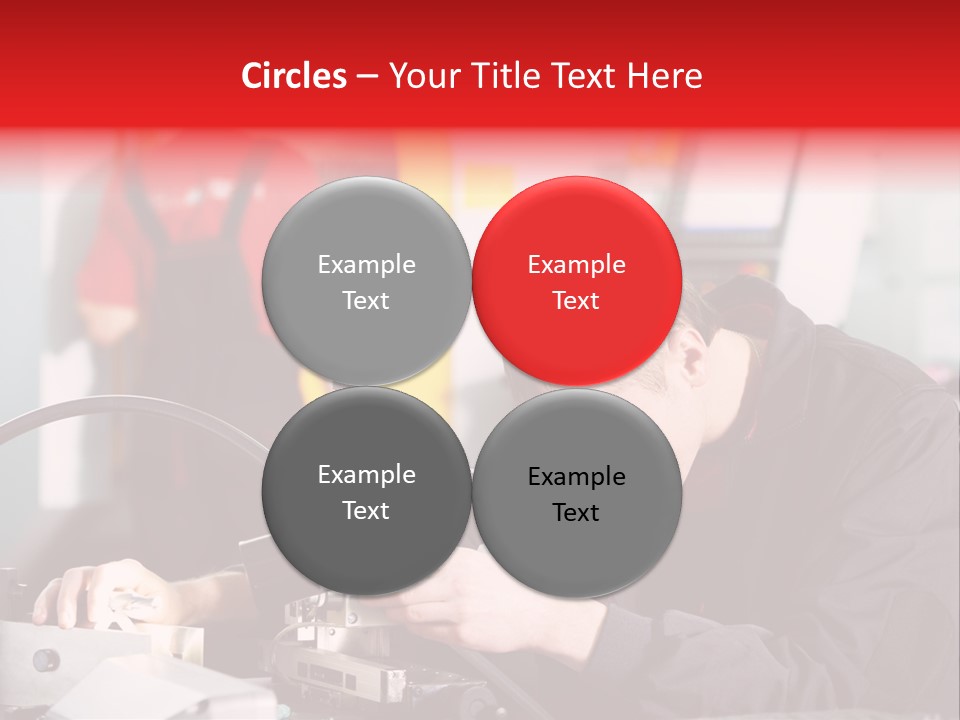 Optical Device Engineering Serviceman PowerPoint Template